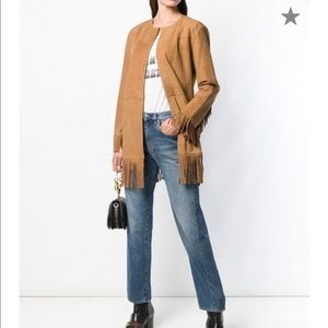 Frame fringe jacket